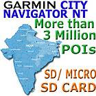 Garmin City Navigator India Micro SD/ SD Map Card 010 11432 00 Brand 