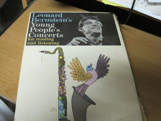YOUNG PEOPLES CONCERTS READING LISTENING LEONARD BERNSTEIN HC BOOK 