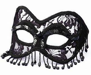 black lace mask in Costumes, Reenactment, Theater