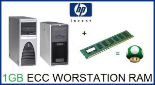 1GB (1x1GB) PC2100 266Mhz ECC Memory Ram Upgrade HP XW6000 & XW8000 