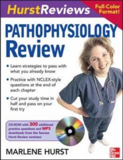 Hurst Reviews Pathophysiolog​y Review, Marlene Hurst, Good Book