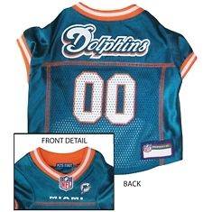 Miami Dolphins NFL mesh Pet Dog Game Jersey (all sizes)