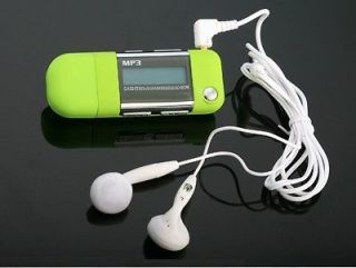 2GB green New MP3 WMA Player FM Radio Voice Recorder USB Flash Drive 