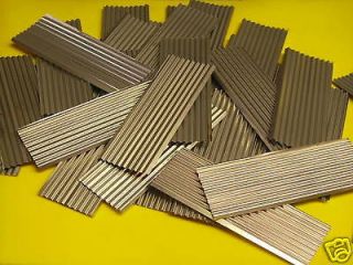   35 pieces of 1/24 1/25 G scale Aluminum corrugated metal roofing (B1