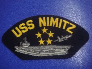 USS NIMITZ USA NAVY AIRCRAFT CARRIER SHIP MILITARY UNIFORM SHIRT T BAG 