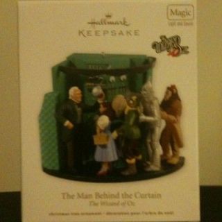 2012 The Wizard of Oz Hallmark Ornament  The Man Behind the Curtain 
