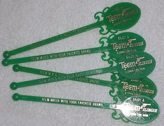   PEPSI COLA PRODUCT TEEM SLINGER DRINK STIRRERS YOU GET 5 MIXED DRINKS