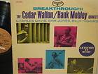 HANK MOBLEY & CEDAR WALTON   Breakthrough ~ COBBLESTONE 9011 {orig 