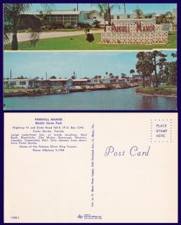 PARKHILL MANOR MOBILE HOME PARK PUNTA GORDA FLORIDA 1950S FREE 