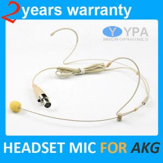 NEW YPA MM1 C4A HEADSET HEADWORN MIC FOR AKG WIRELESS MICROPHONES