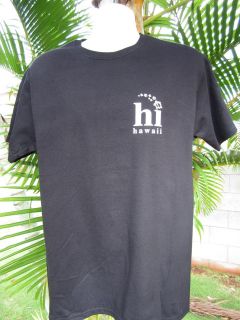   Hawaii Design Surfing Beach T shirt HI Island Chain Map Turtle Honu