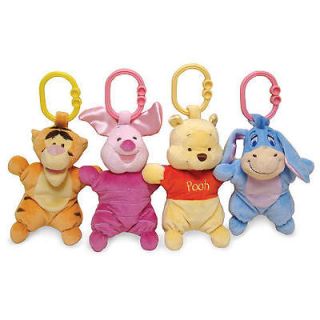 Winnie the Pooh Attachable Mini Plush Toy (Colors/Styles Vary)