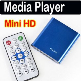 Mini 1080P HD Media Player DVD/MKV​/H264 SD/USB HDD HDMI Blue