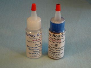 Rod Building, Golf Clubs, Crafts and Wood Working Epoxy Glue 2 oz. Kit