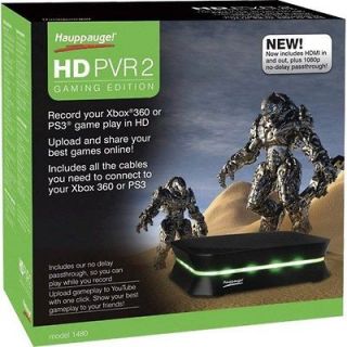 Hauppauge 1480 HD PVR 2 Gaming Edition Video Recorder Xbox 360, PS3 