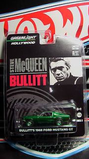 GREENLIGHT GREEN MACHINE BULLITTS 68 FORD MUSTANG HOLLYWOOD NEW MINT 