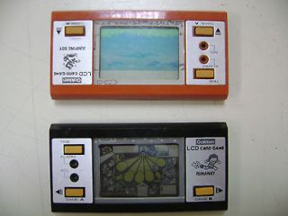 GAKKEN 2 Two HandHeld Vintage Rare Games JAPAN Working Jumping Boy 