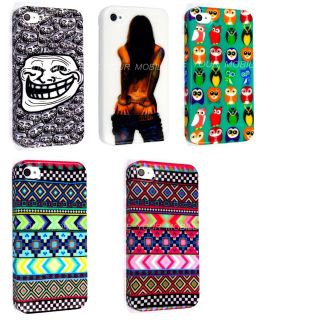 FOR APPLE IPHONE 4 4S PRINTED HARD SHELL CASE PROTECTION COVER