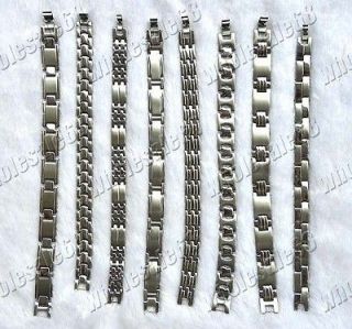 well lots 8pcs Charm stainless steel chain sport Mens Fashion 