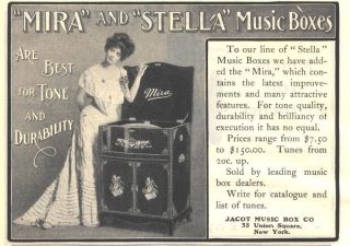 1903 c ad mira stella music boxes jacot music photo