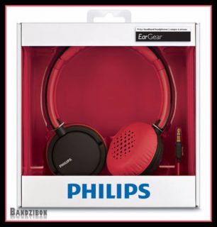 Philips SHL5000 3.5 mm Jack Red Sport Headphone On Ear Best Funky Cool 