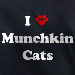 LOVE MUNCHKIN CATS T SHIRT munchkins cat kitten gift