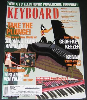 Keyboard Magazine December 2003 Scoring Flash Animation