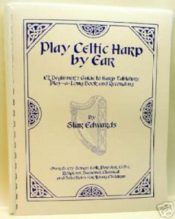 PLAY CELTIC HARP BY EAR MUSIC BOOK WITH PLAY A LONG CD