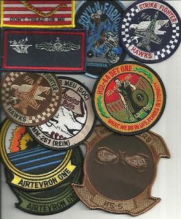 MILITARY PATCHES, LOT of 32+, mint, mixed sizes & colors, MOST 