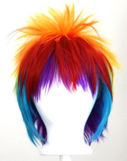 rainbow cosplay wig in Clothing, Shoes & Accessories