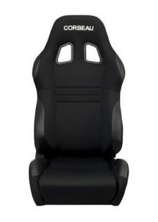 Corbeau Racing Seat A4 WIDE Black Cloth   NEW