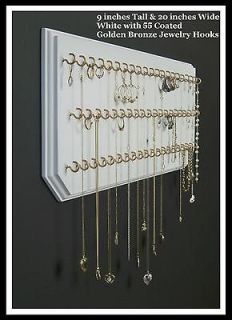   55 Gold, Jewelry Organizer Necklace Holder Hanging Ring Display Rack