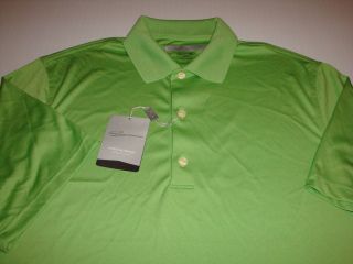 GREG NORMAN Blue w/Stripe Shirt PLAY DRY XXL Polo Golf NEW