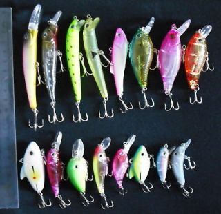 16 pcs Brand New Fishing Lures Baits/Tackle Hook W7