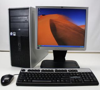 FAST Desktop Computer Tower HP DC7800 + 1740 LCD Monitor 2GB / 500GB 