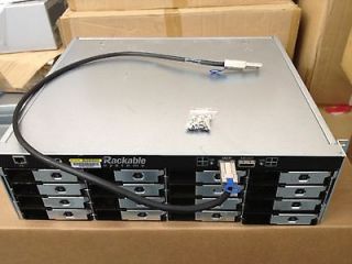 SGI 3U Omnistor SE3016 Media Storage Server 16 HD Bay SATA SAS Cables 