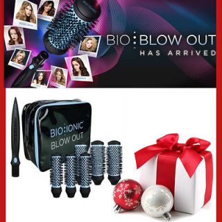 BIO IONIC BIO BLOW OUT NANO IONIC HAIR BRUSH STYLING SET  NEW ARRIVAL