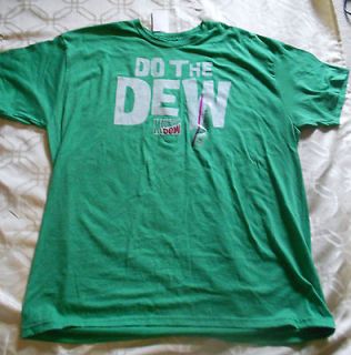 MOUNTAIN DEW Retro T Shirt Size XXL  Kelly Green  60% cotton/40% poly 
