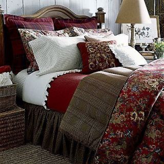 NIP Chaps Summerton English Queen Comforter Set Comforter/Bedskirt 