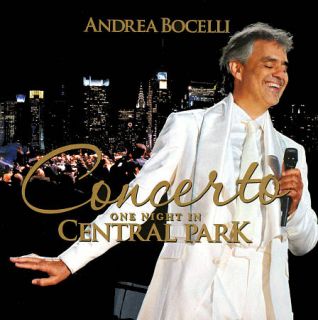 Andrea Bocelli Concerto   One Night In Central Park DVD, CD DVD