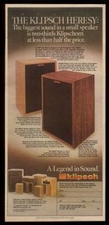 vintage klipsch speakers in Vintage Electronics