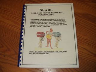 /ELGIN & McCULLOCH VINTAGE OUTBOARD REPAIR MANUAL ALL~1960 1968 
