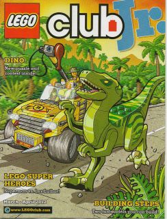 Lego magazine CLUB JR.   MARCH   APRIL 2012 issue   MINT / NEW