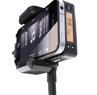 FM Transmitter Car Charger Holder Mount Remote for iPhone 3G 3GS 4S 4 