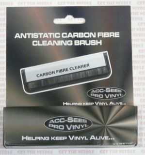 Acc Sees Carbon Fibre Fiber Anti static Vinyl Record Cleaner Brush
