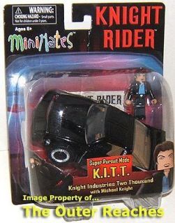 Knight Rider K.I.T.T. SPM Vehicle KITT & Michael MINIMATES ACTION 