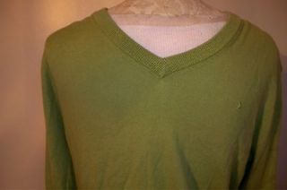 Boomerang V neck Cashmere Blend Sweater, Mens Small, Nice