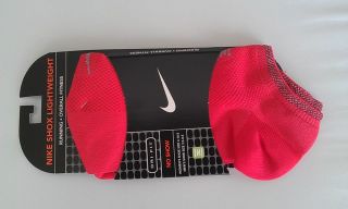 Limited Edition : Neon Pink Nike SHOX Dri Fit Running Yoga Socks L 