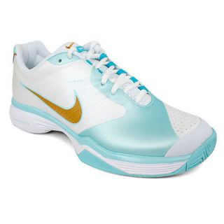 Nike Women Lunarlite Speed III Tennis Shoes White/Blue/Bro​nze