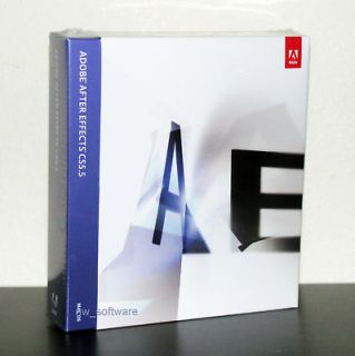 Adobe After Effects CS5.5 for Mac New Retail Version 65110275 CS5